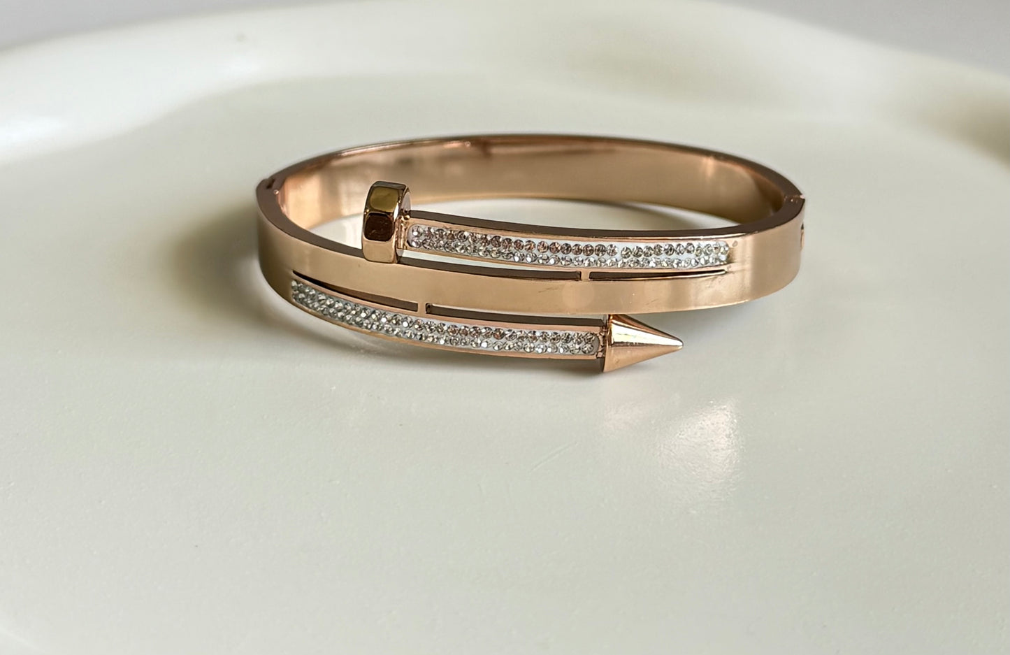 Power Curve Anti Tarnish Kada Bracelet - Baby Size ( Lean Wrist Fit)