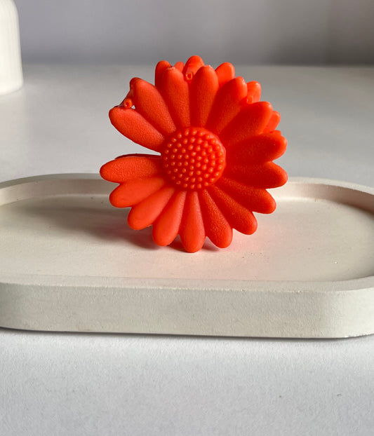 Pinteresty Sunflower Maxi Claw Clip - Orange