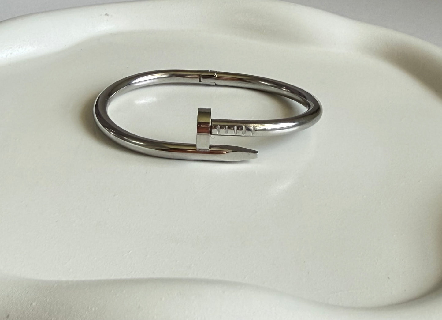 Trendy Tarnish Free Nail Bracelet - Baby Size ( Lean Wrist Fit)