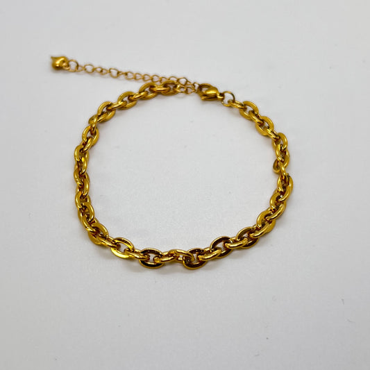 Eterna Adjustable Anti-Tarnish Chain Bracelet