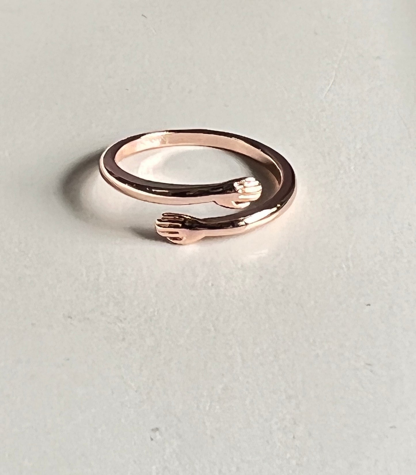 Forever Hug - Rose Gold Adjustable Finger Ring