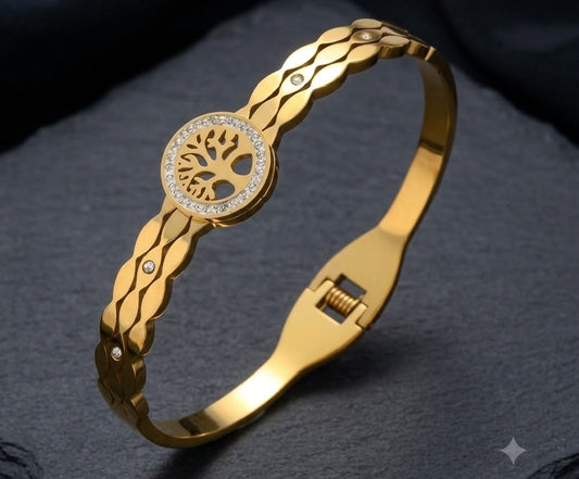 The Sovereign Oak Anti Tarnish Kada Bracelet - Regular Size