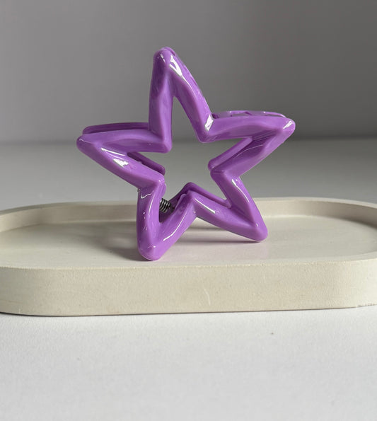 Twinkle Shine Claw Clip - Purple