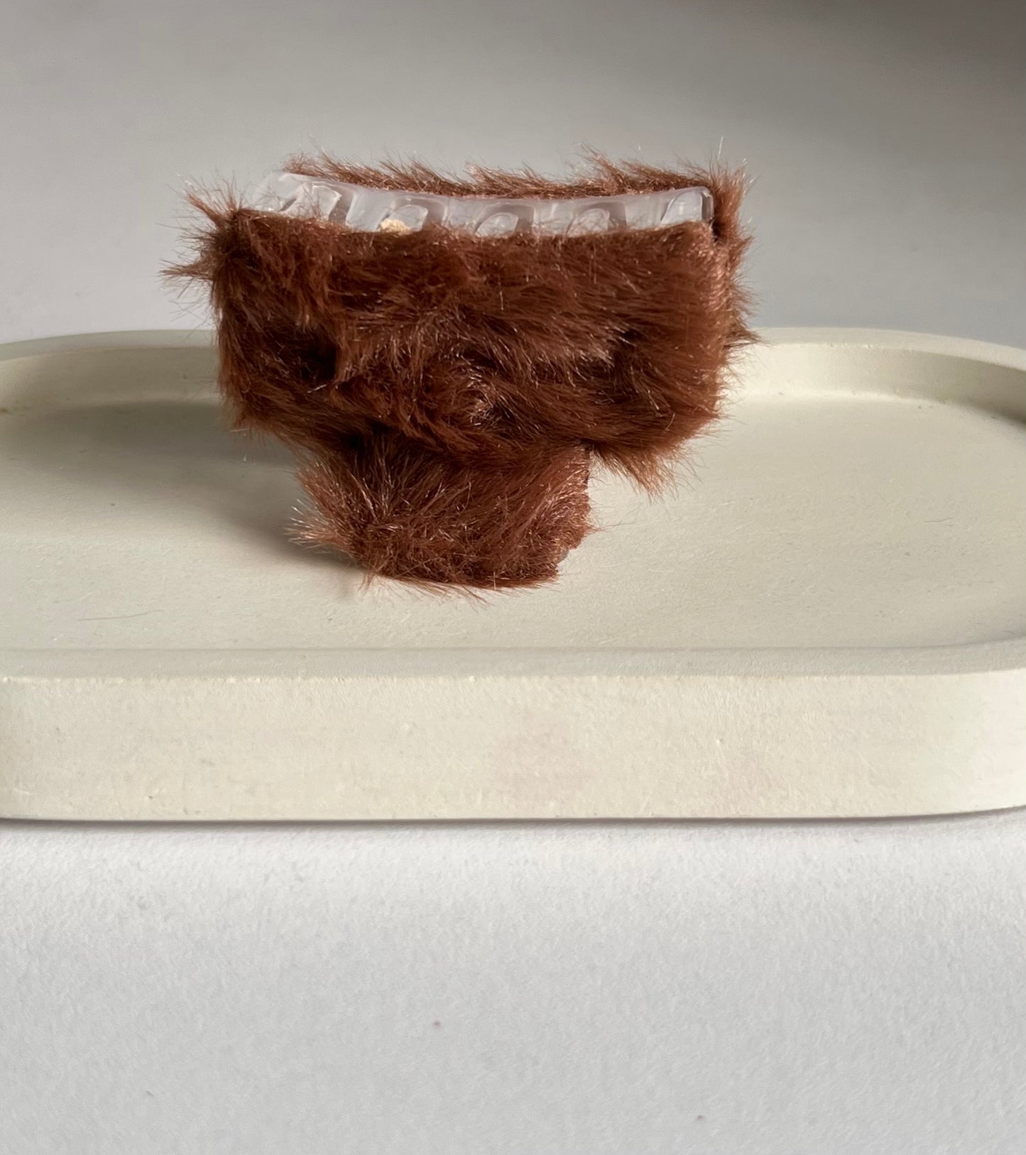 FluffyGrip Claw Clip - Brown