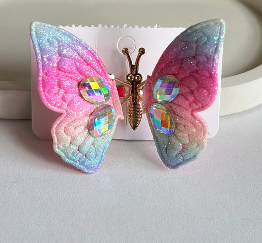 Fairy Clouds Fluttering Butterfly Hair Clips