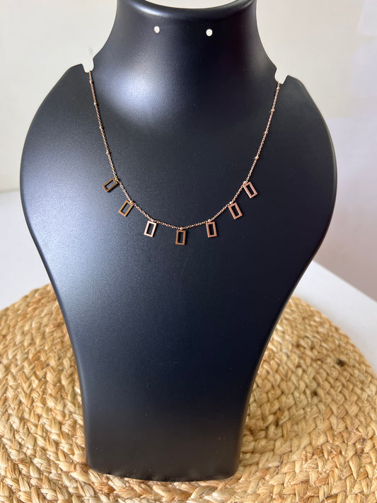 Blush Glow - Charm Anti-Tarnish Neck Chain