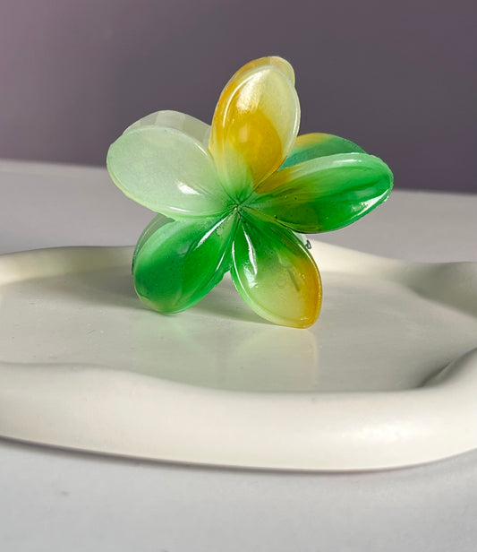 Flora Lock Bloomix Claw Clip - Greenish Yellow