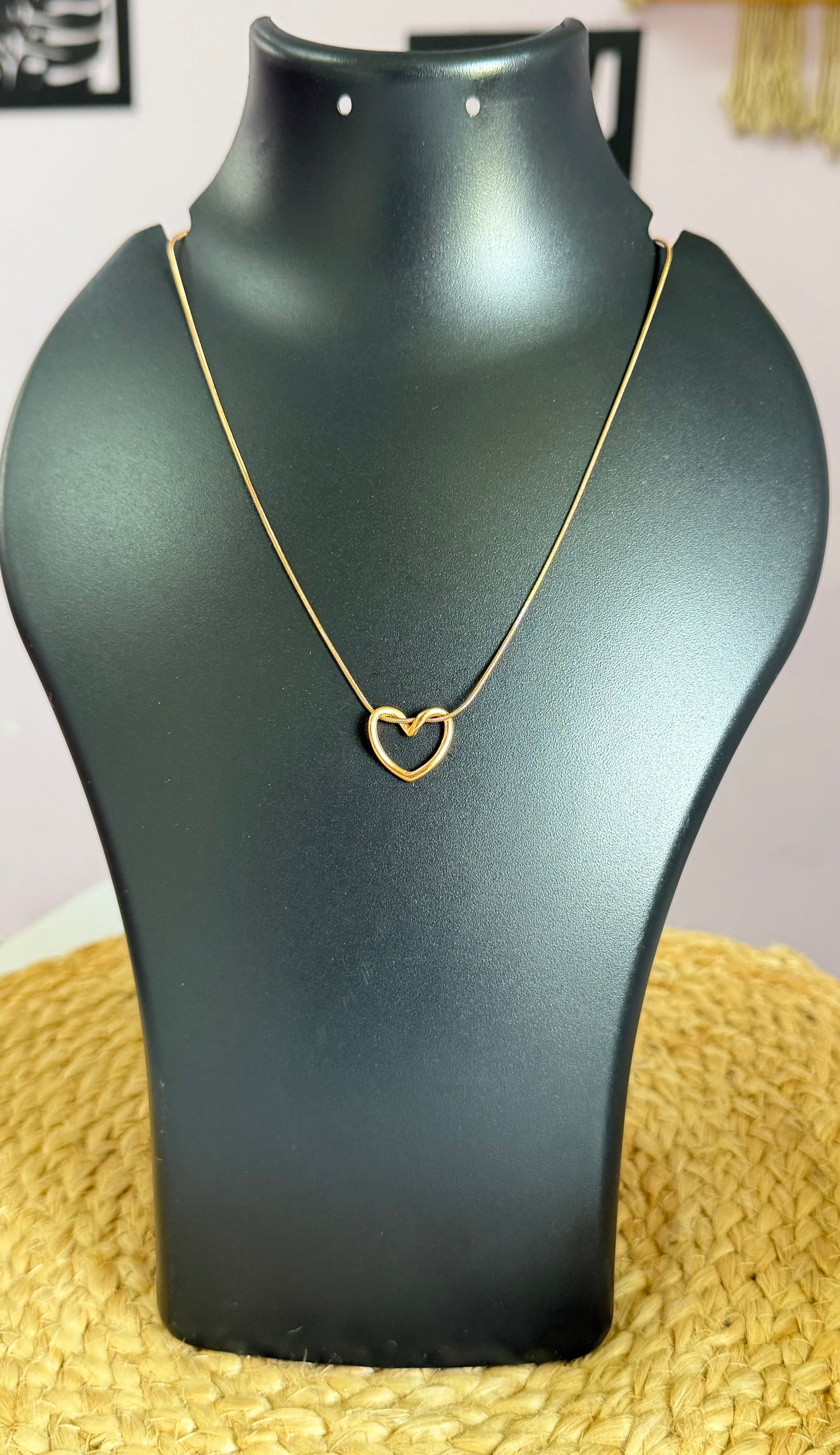 Classic Heart Chain - Fade Proof - Copper Colour