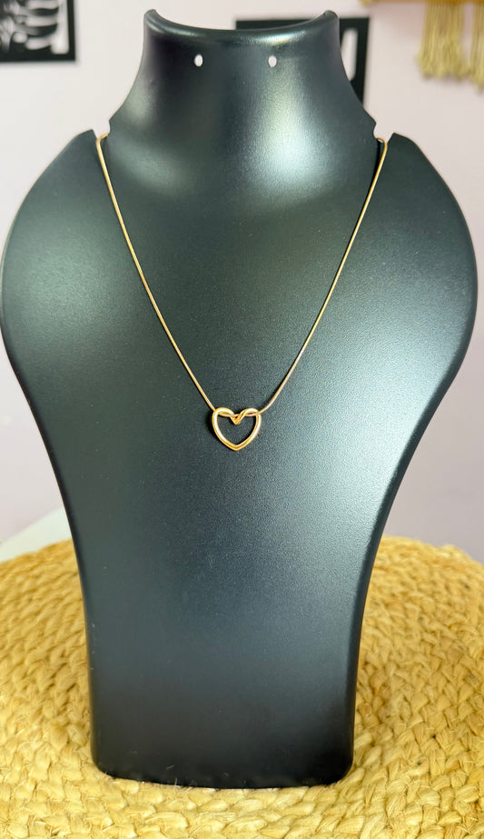 Classic Heart Chain - Fade Proof - Copper Colour