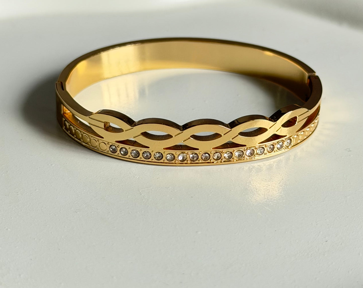 The Timeless Twist Anti Tarnish Kada Bracelet - Baby Size