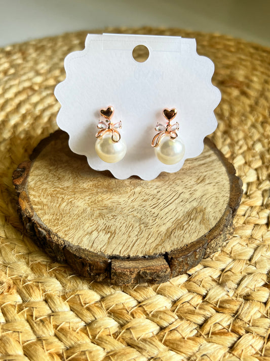 Korean Style LustrelLux Pearl Drop Earrings