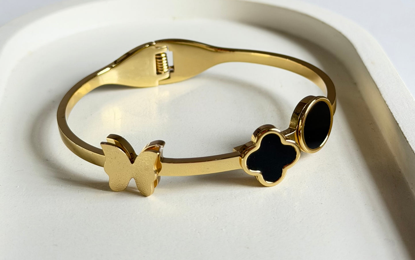 The Midnight Trio Anti Tarnish Kada Bracelet - Regular Size