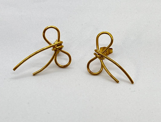 Eterna Bow Anti-Tarnish Bow Earrings