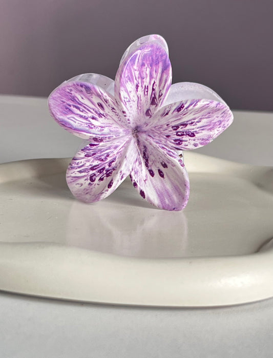 Flora Lock Dazzle Claw Clip - Purple