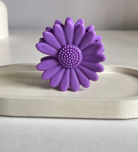 Pinteresty Sunflower Maxi Claw Clip - Purple