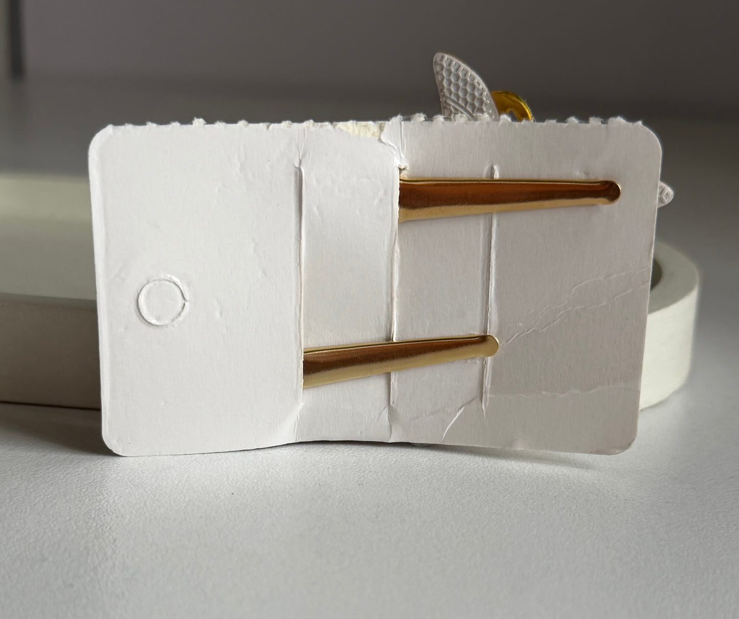 Korean Style Double Butterfly Hair Clips Pack of 2 -  Light Blue