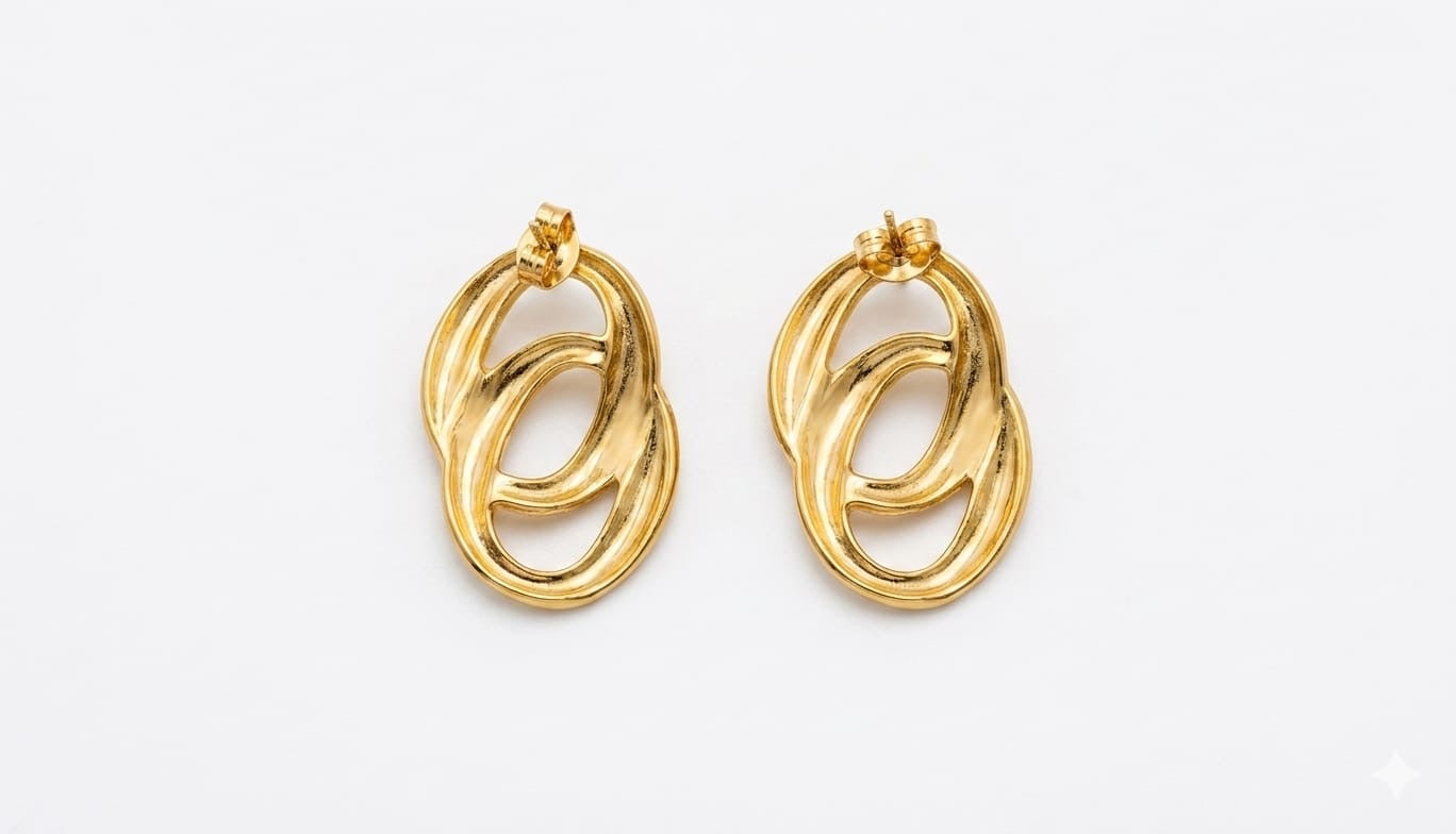 Eternal Oval Anti Tarnish Earrings