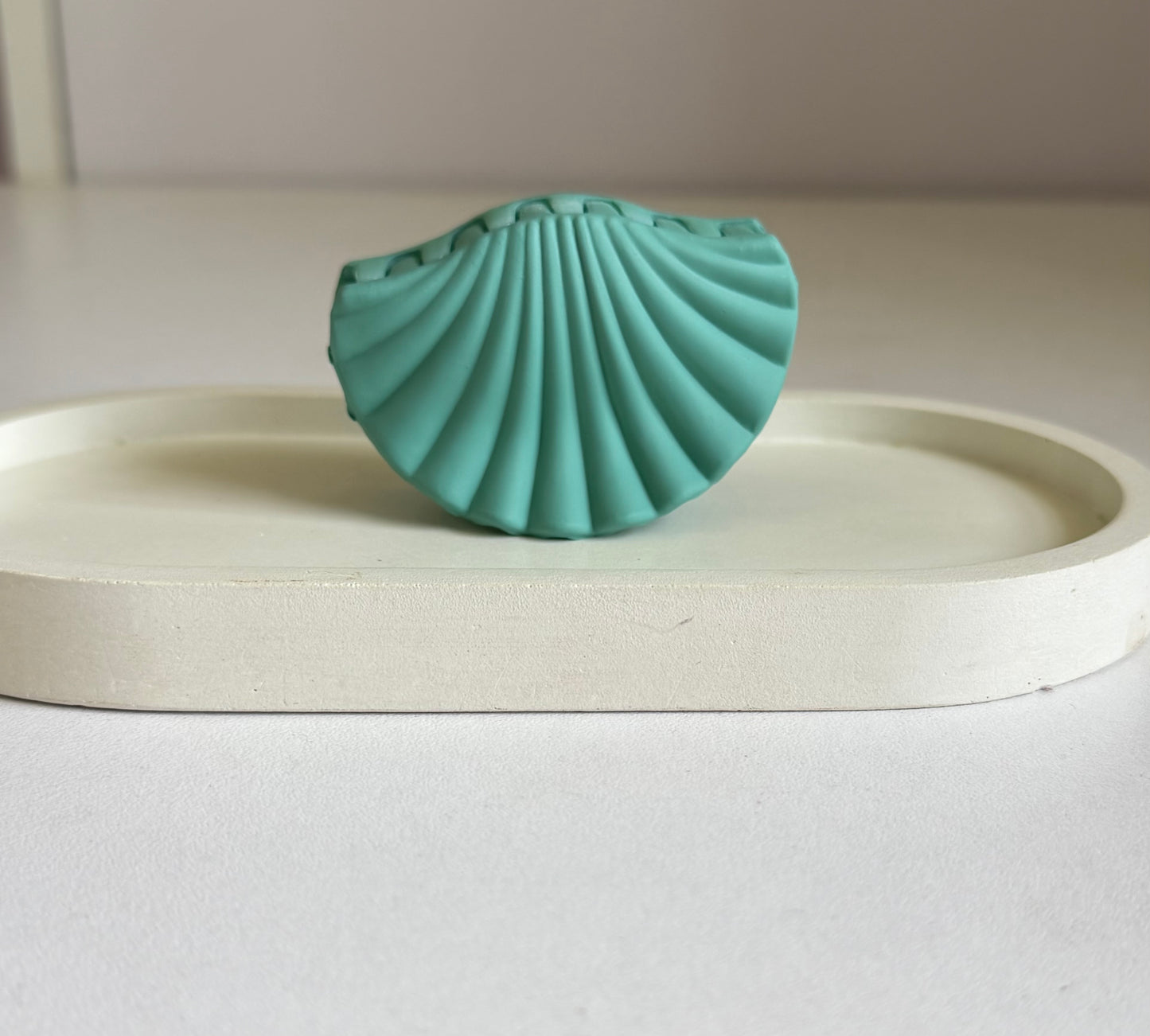 Seashell Dream Medium Size Claw Clip - Teal