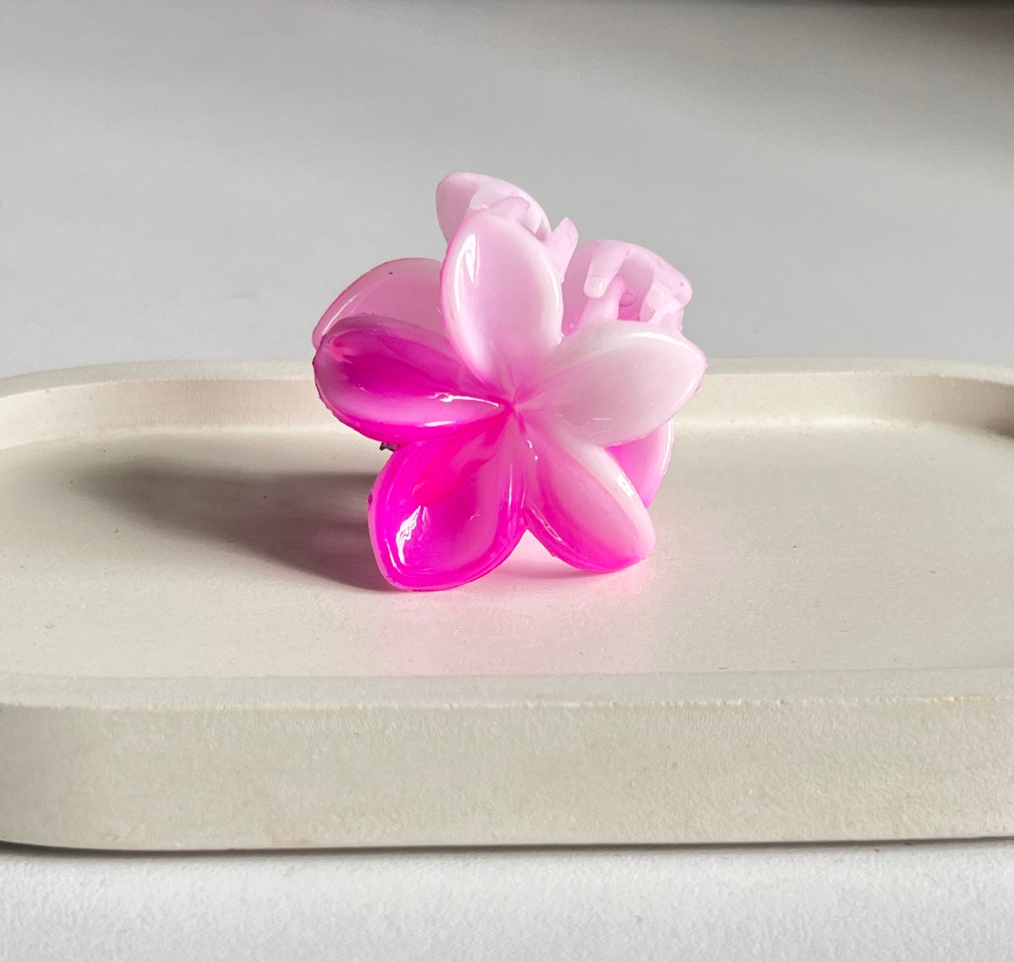Flower Kiss & Heart Bliss Mini Clips (2 Pieces) - Pink