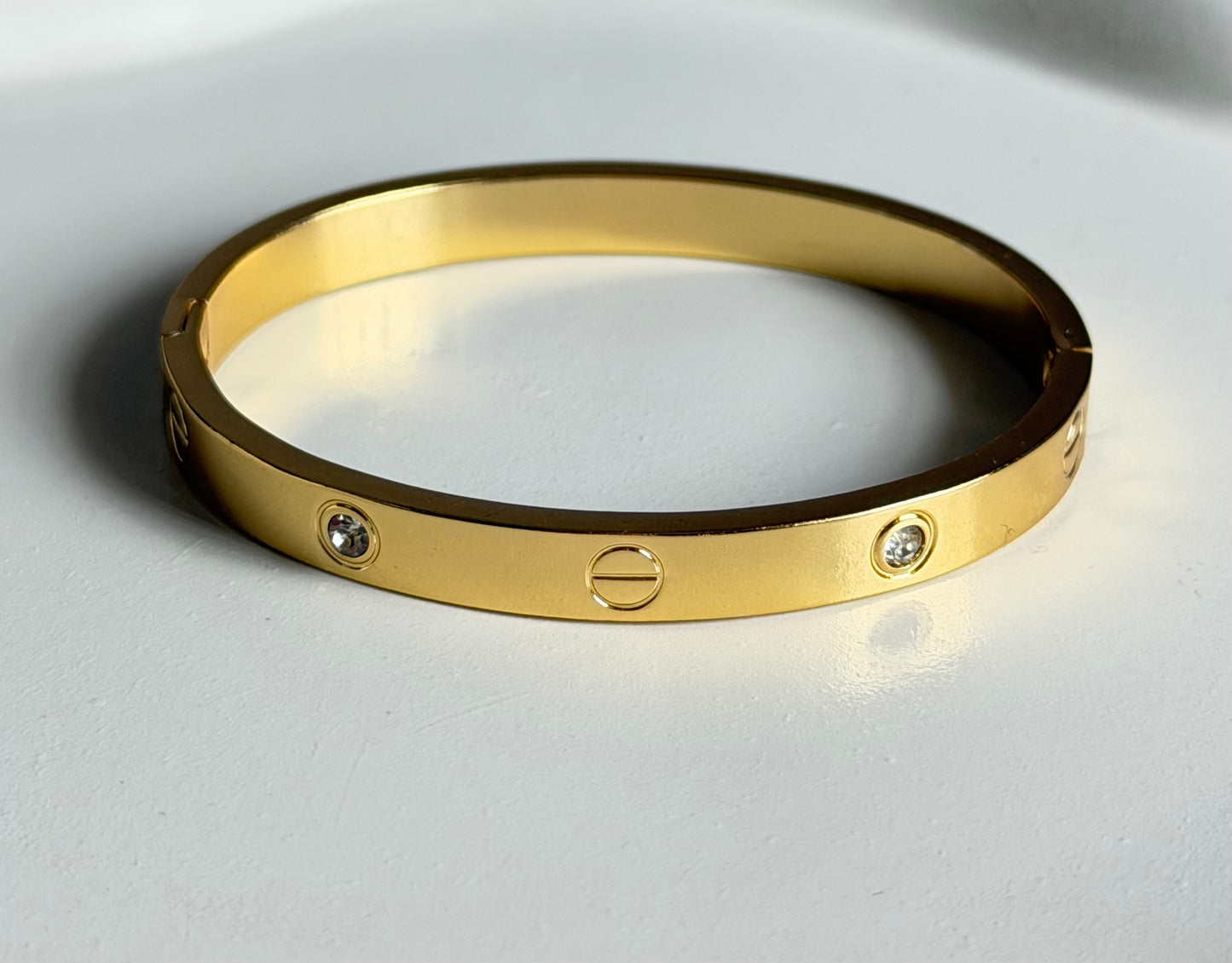 Pure Shine Bangle Bracelet (Gold)- Baby Size