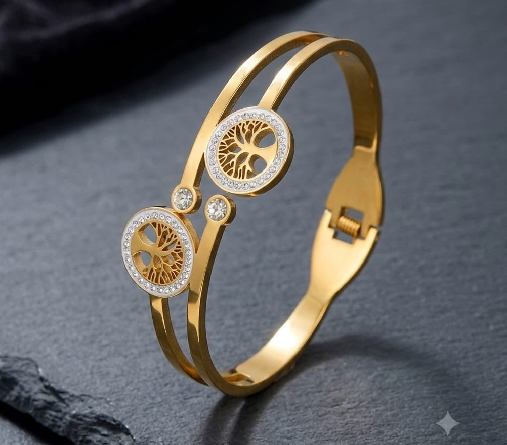 Roots & Radiance Anti Tarnish Kada Bracelet - Regular Size