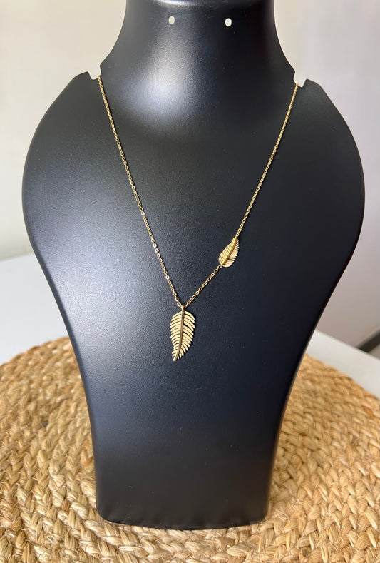 TwinLeaf Anti- Tarnish Neck Chain