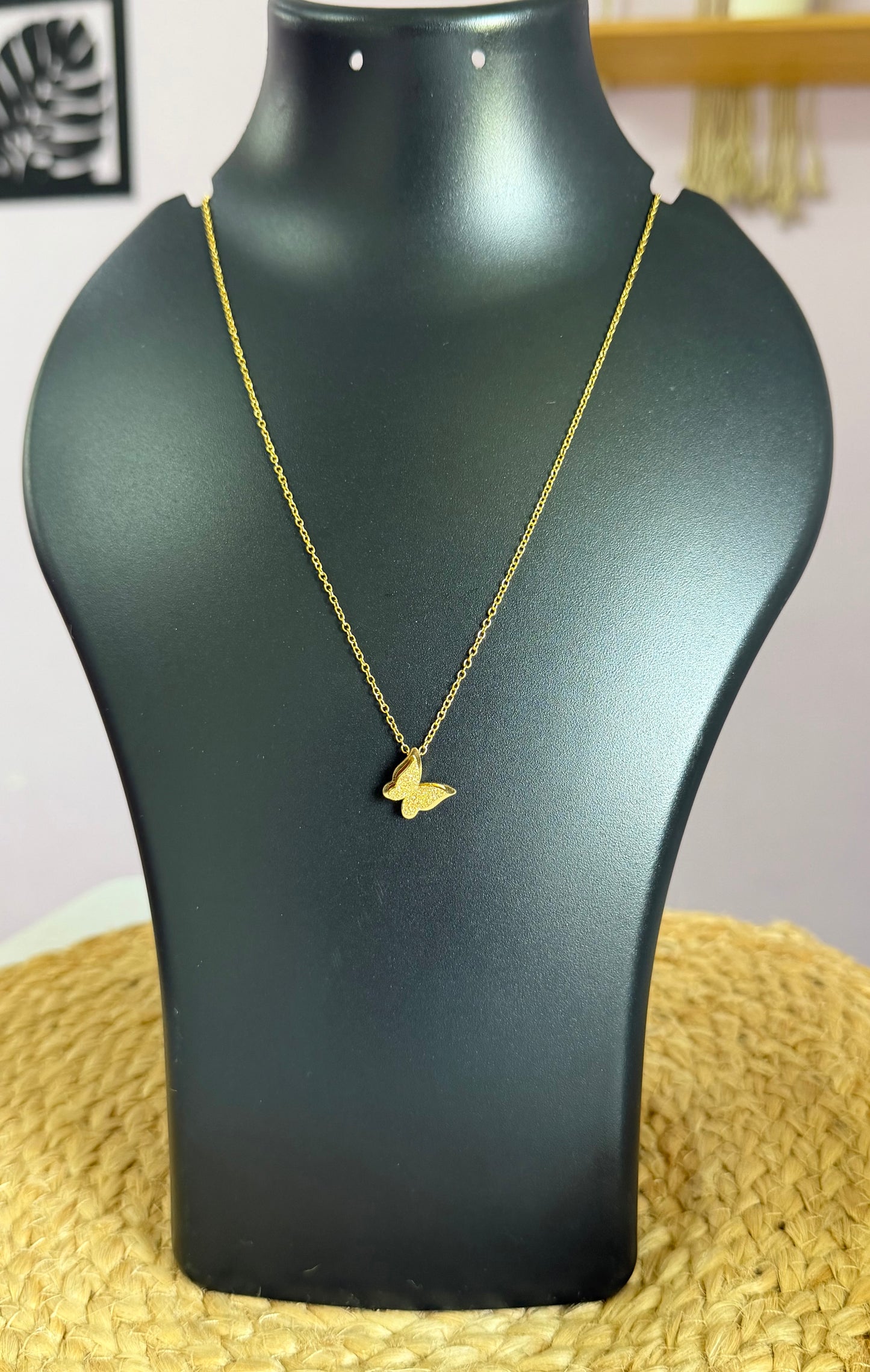 The Social Butterfly Anti Tarnish Neck Chain