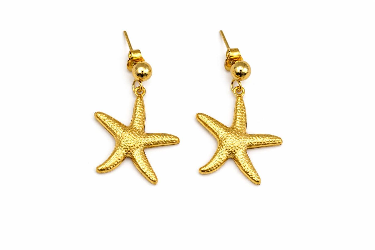 Sun-Kissed Star Fish Anti Tarnish Earrings