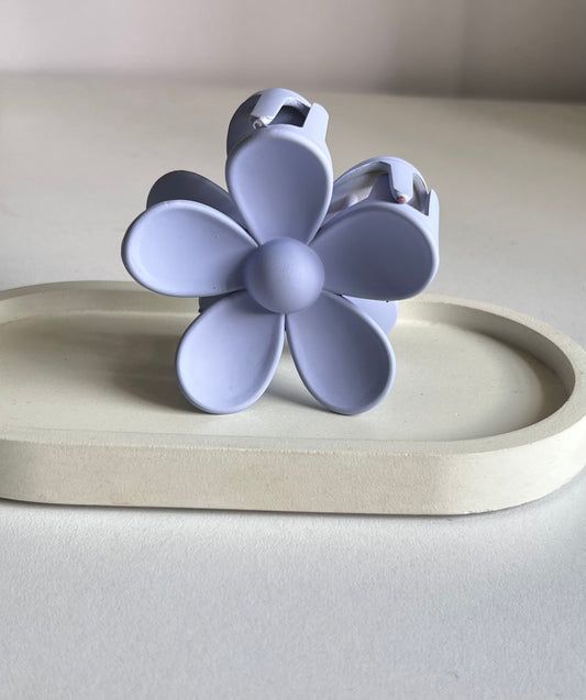 Bloom Flower Claw Clip - Blue