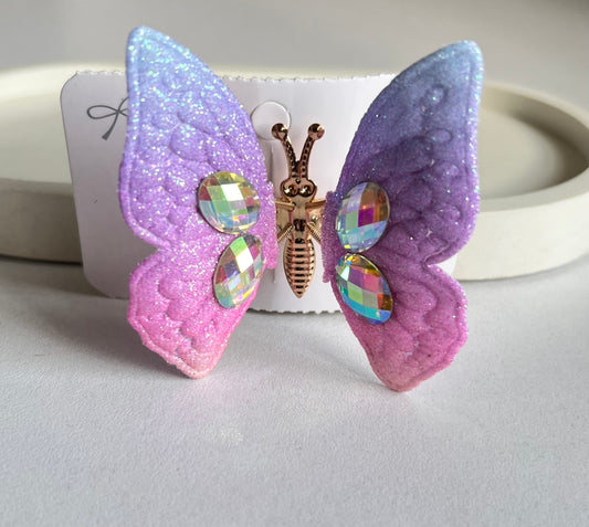 Twilight Bloom Fluttering Butterfly Hair Clip