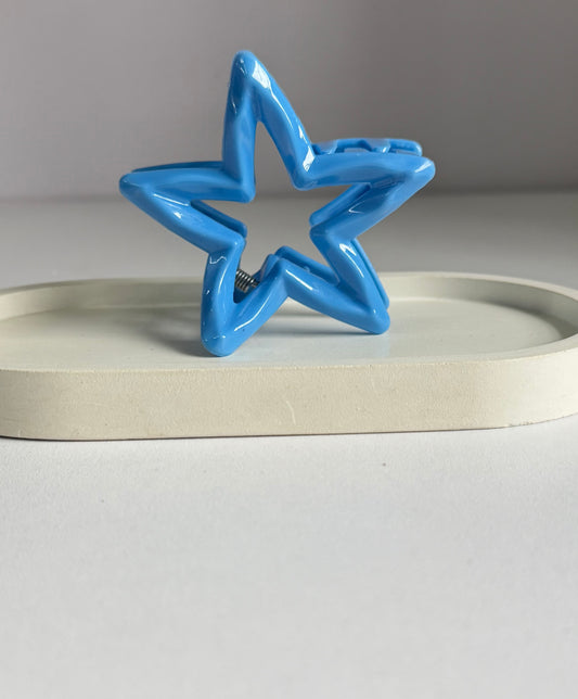 Twinkle Shine Claw Clip - Blue