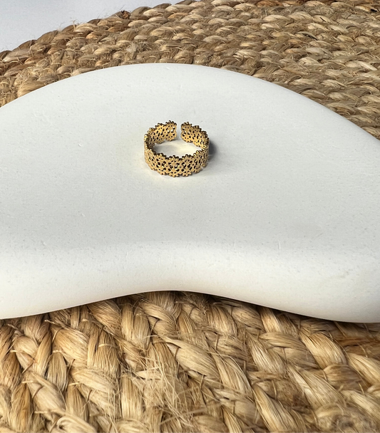 Forever Radiant Adjustable Finger Ring