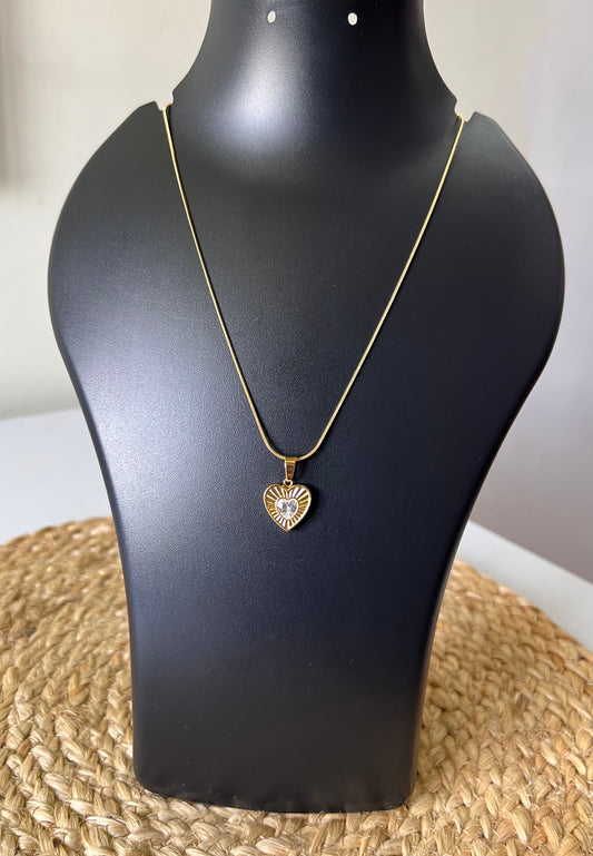 Everyday Love Heart - Tarnish-Free Neck Chain