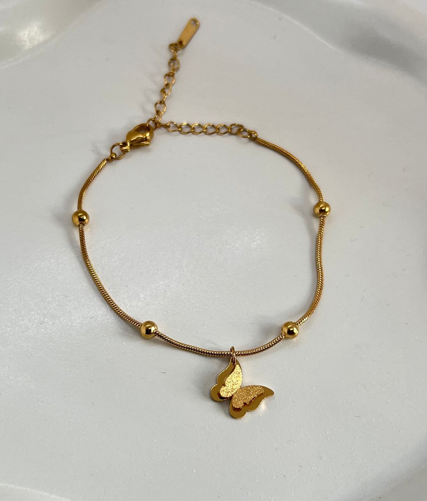 Little Wings Anti-Tarnish Butterfly Chain Bracelet