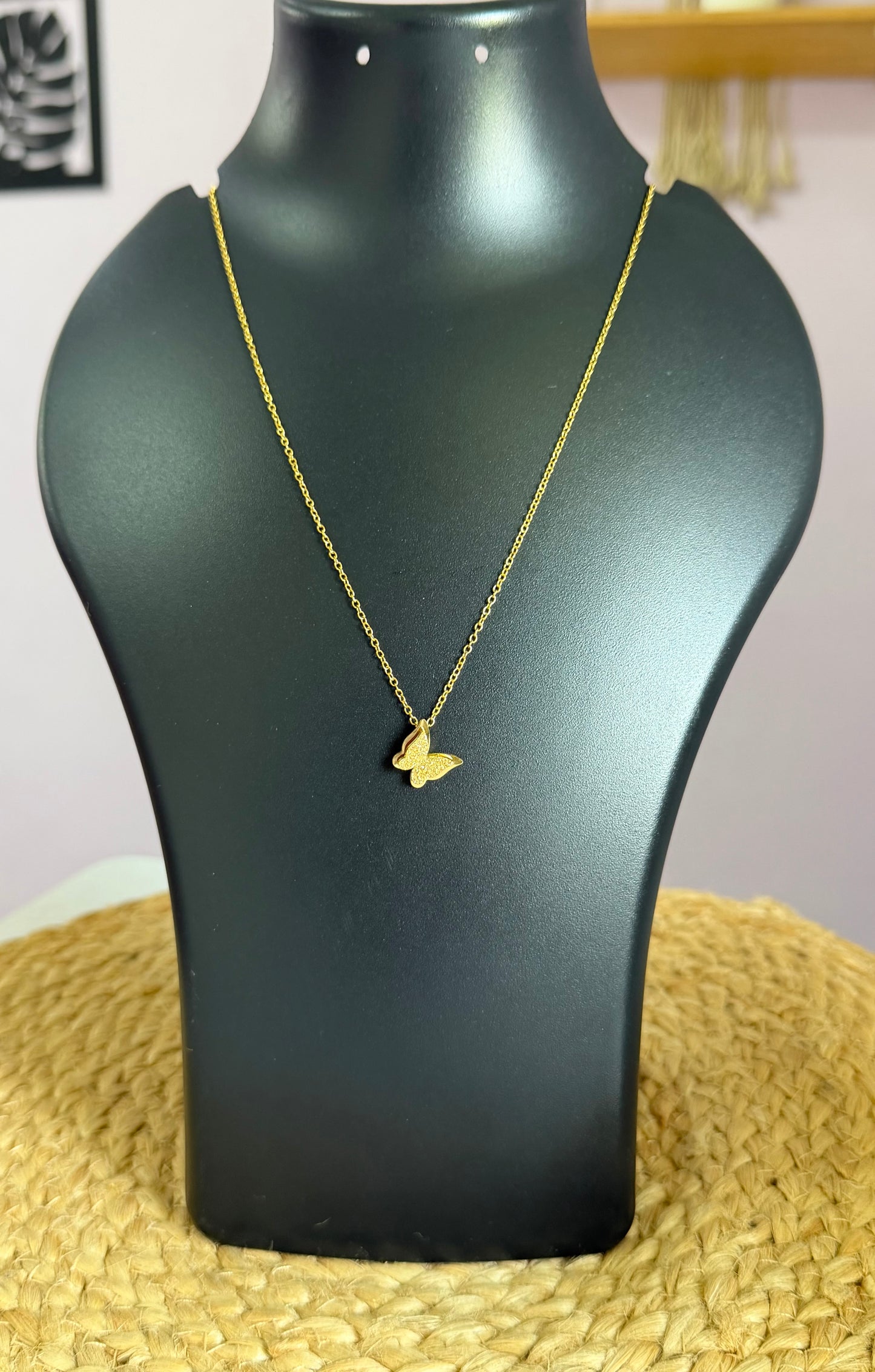 The Social Butterfly Anti Tarnish Neck Chain