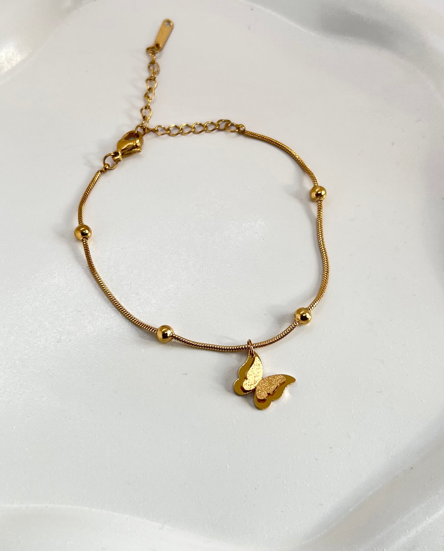 Little Wings Anti-Tarnish Butterfly Chain Bracelet