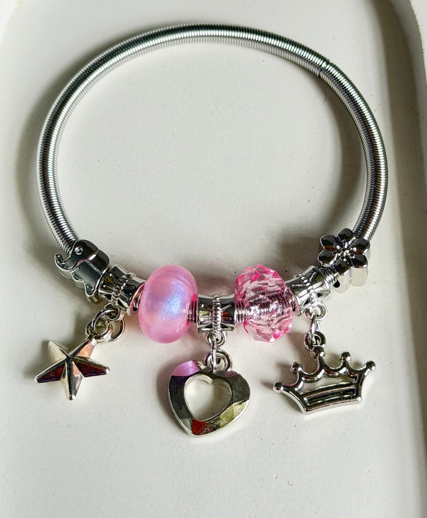 Princess Bubblegum Pandora Style Charm Bracelet