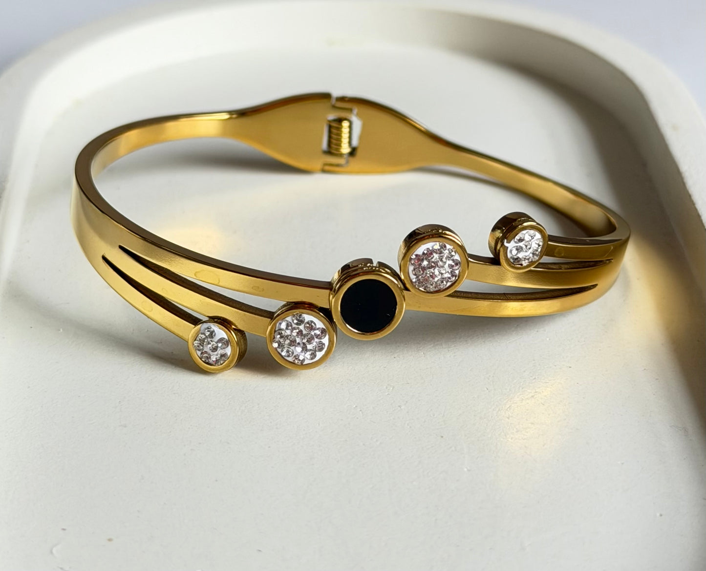 Orbital Radiance Anti Tarnish Kada Bracelet - Regular Size