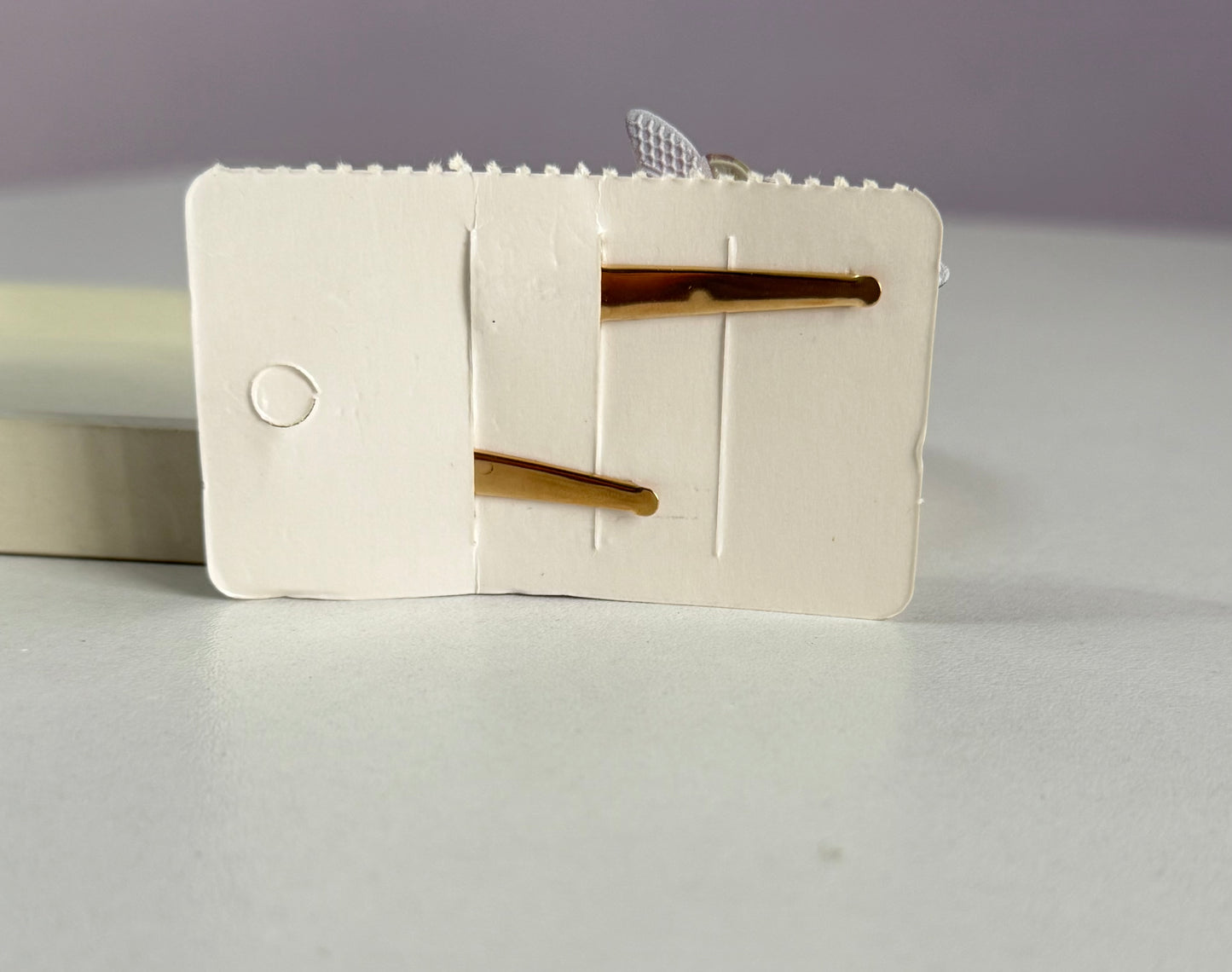 Korean Style Double Butterfly Hair Clips Pack of 2 - Purple