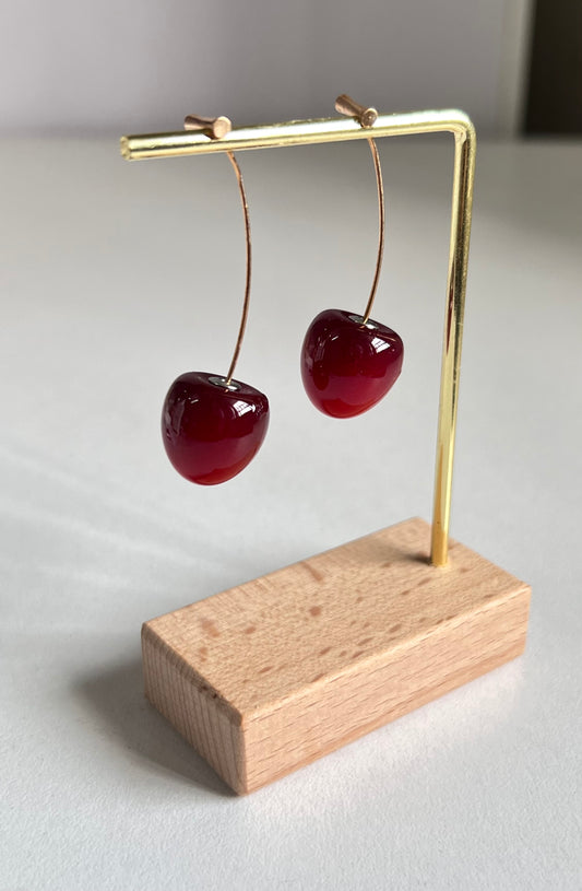 Cute Korean Style Cherry Earrings