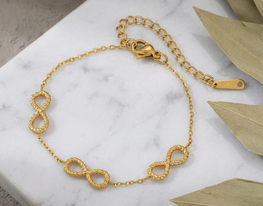 Forever & Always Anti Tarnish Chain Bracelet