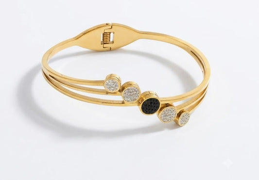 Celestial Harmony Anti Tarnish Kada Bracelet - Regular Size
