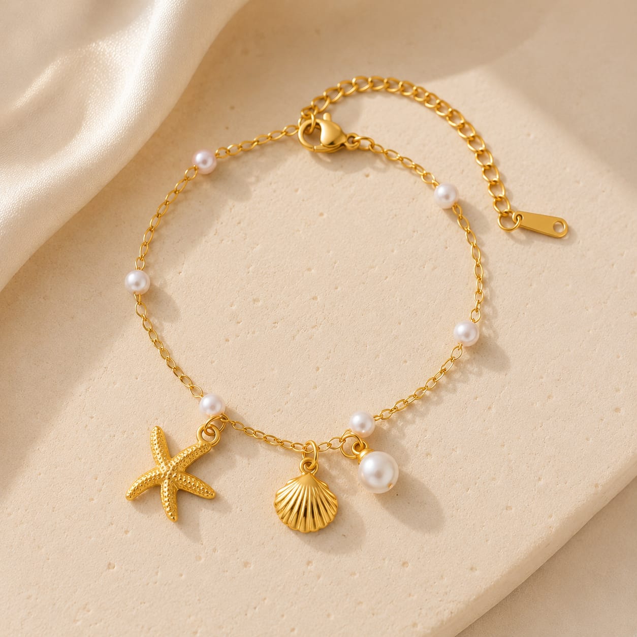 Ocean Baby Anti Tarnish Chain Bracelet