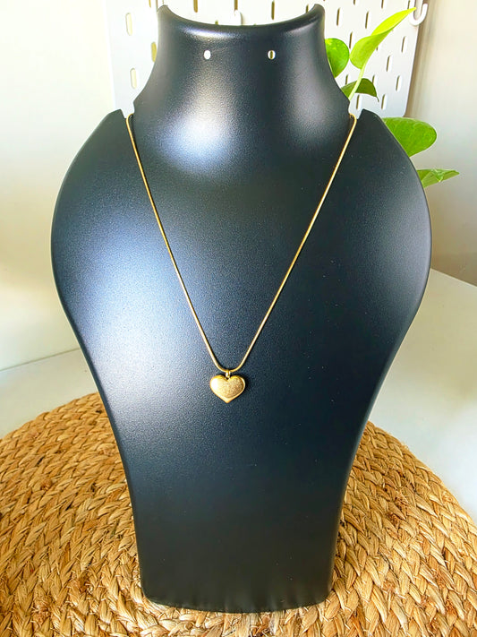 Dainty Heart Luxe Necklace – Gold Plated & Tarnish-Free